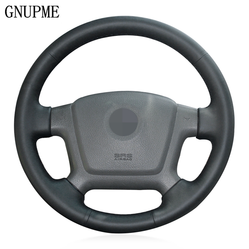 

DIY Black Artificial Leather Car Steering Wheel Cover for Kia Cerato 2005-2012 Spectra Spectra5 2004-2009