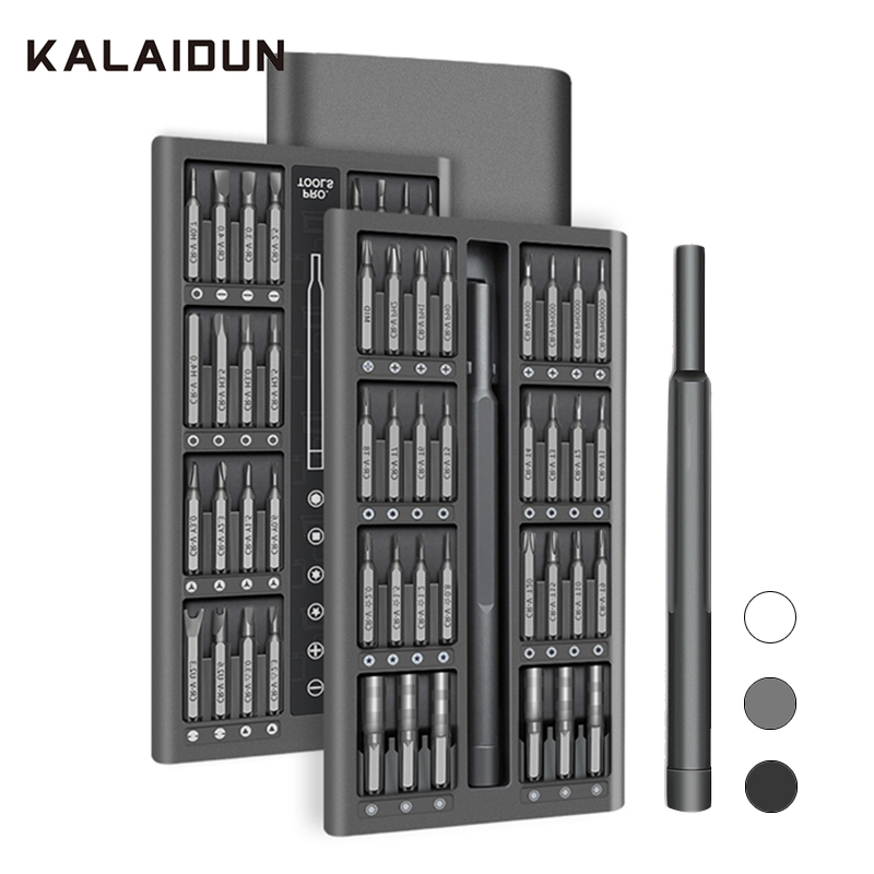 

KALAIDUN Screwdriver Set 63 In 1 Precision Screw Driver Torx Bit Magnetic Hex Bits Mobile Phone Laptop Repair Tools Kit