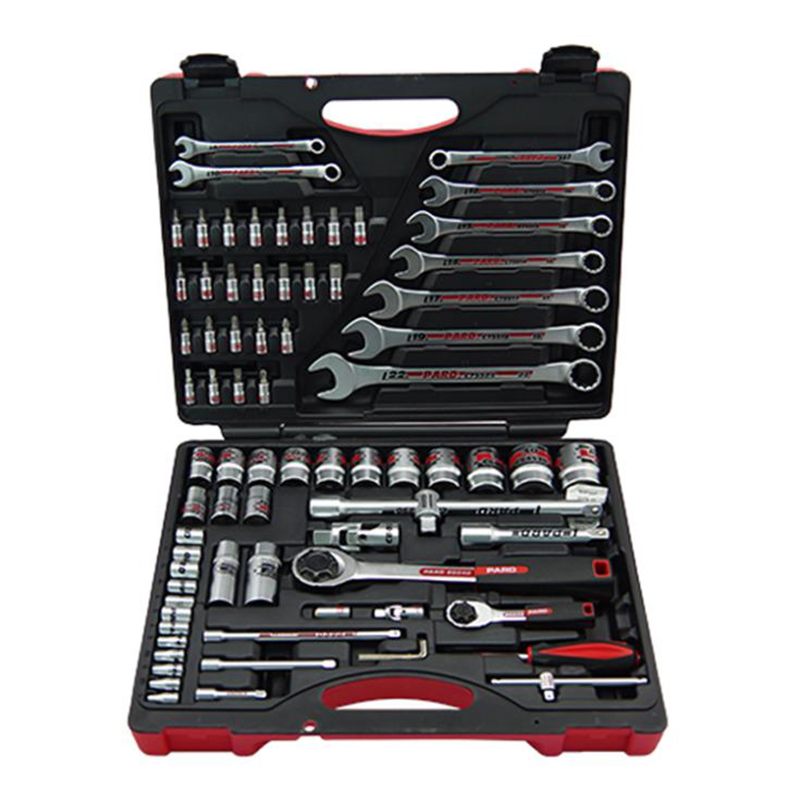 

High quality Professional industrial Auto repair tools set 1/4 1/2 socket set Ring/open combination tools ratchet wrenches