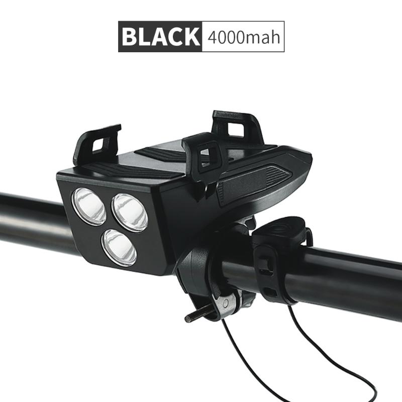 

3*T6 LED Bike Front Light 18650 Battery Bicycle Headlight 4 Modes Night Riding Cycling Safety luces bicicleta