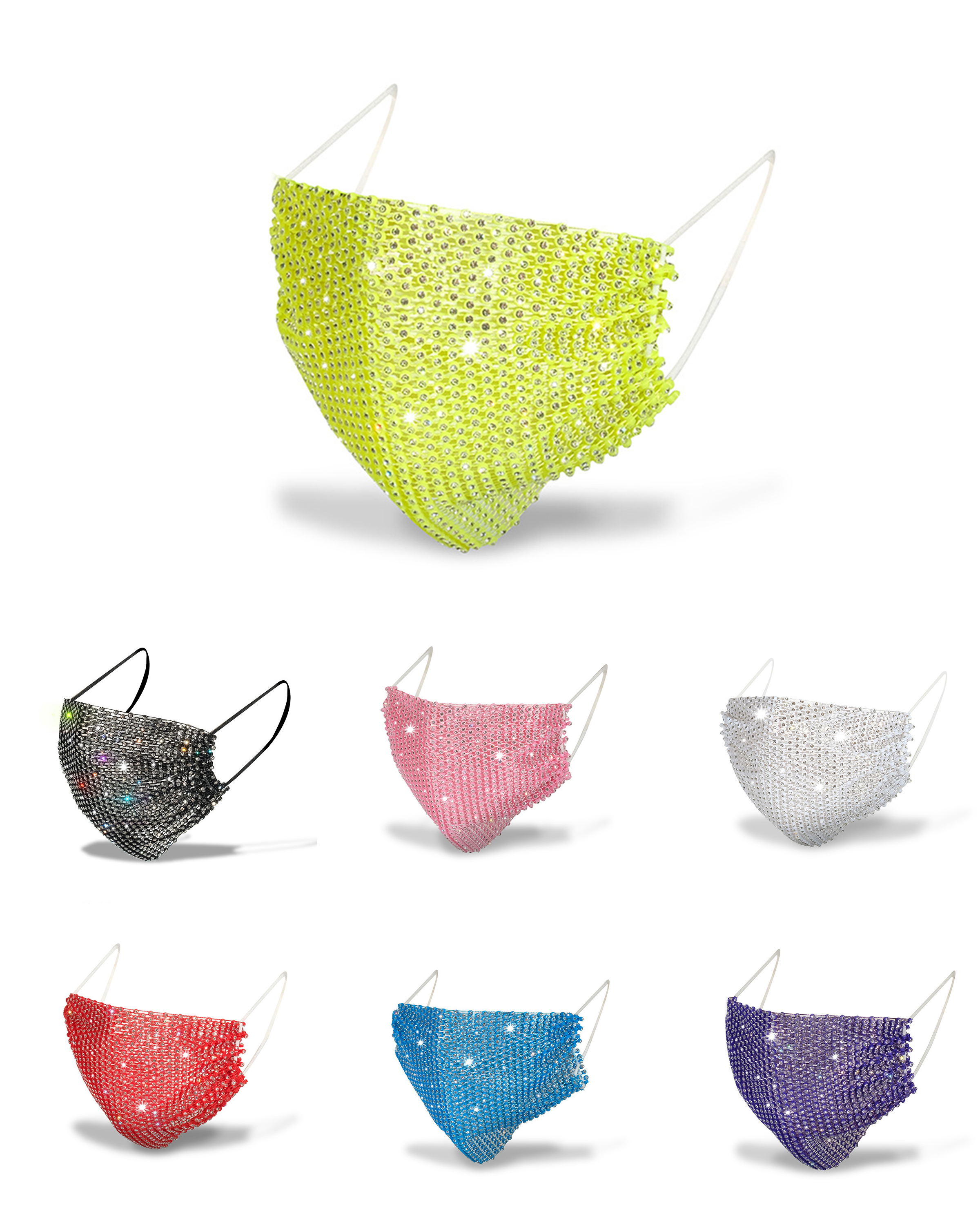 

Reusable Washable Sequin Bling Face Masks bling bling paillette Lady Salon cotton masks Dust-proof Protective Mask