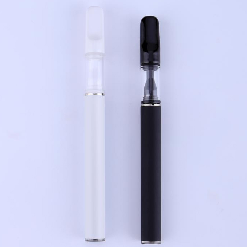 

Hot Full Ceramic Disposable Vape Pen 0.5ml 1ml Empty Disposable Pen Kit E Cig with Bottom USB Port