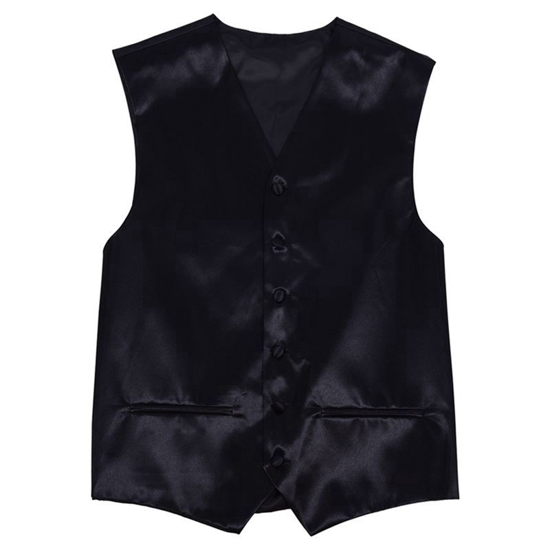 

Mens Wedding Waistcoat Groom (Black /UK 38