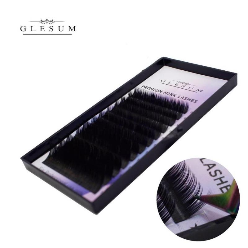 

Glesum Professional Lash Extension Mink Eyelashes Soft eyelashes Large Volume Cosmetic Extension