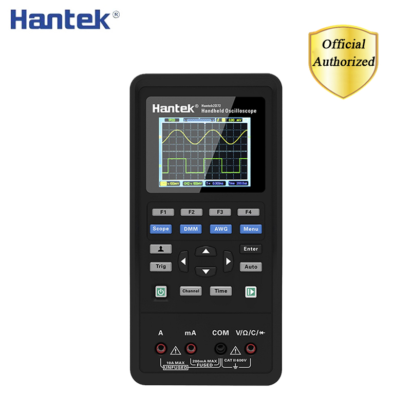 

Hantek Digital Multimeter +Waveform Generator+Handheld Oscilloscope Portable 3in1 USB 2 Channel 40mhz 70mhz Best Tester Kit