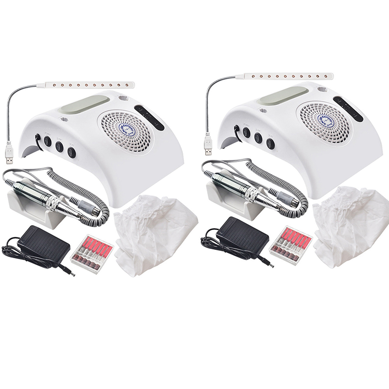

Electric Nail Drill 45W 30000 Rotary Drill Mobile Phone Nail Vacuum Cleaner Vacuum Lamp 3 in 1 Manicure Machine