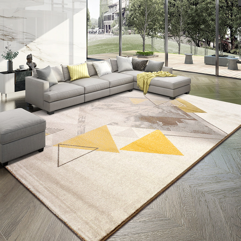 

Modern Geometric Carpet Living Room Thick Bedroom Carpet Sofa Coffee Table Floor Rug Study Room Mat Home Decoration Area Rugs