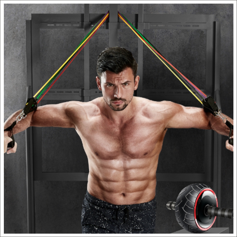 

strength resistance bands set for pull rope resistance bands Workout Equipment Strenth Training Yoga Workout fitness rubber band