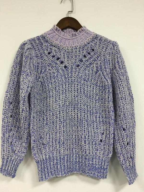 

Women Sweater 2020 Early Spring New Sweater Loose Half Turtleneck Women, Purple