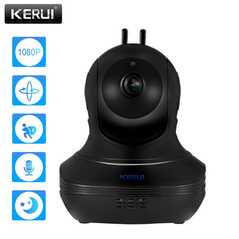 

KERUI Full HD 1080P 2MP Wireless IP Camera Home Alarm Security Cam Burglar Surveillance Indoor WiFi Camera Night Vision