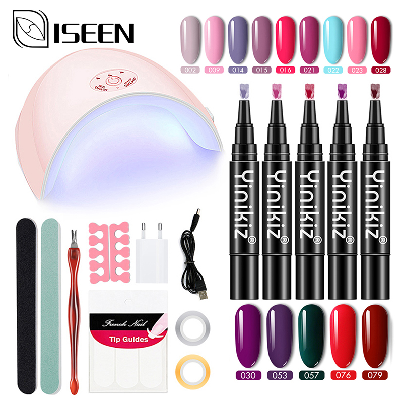 

Nail Set UV LED Lamp Dryer With Nail Gel Polish Kit Soak Off Manicure Tools Set Dryer Extension Art Tools Manicure