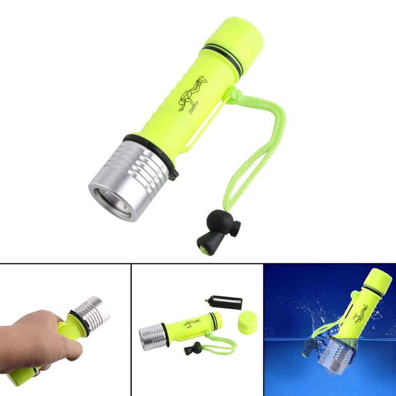 

WAKYF 2000LM Q5 LED Waterproof scuba Diver Diving underwater Flash Light Torch
