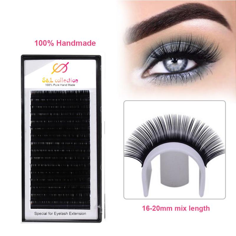 

16rows/case Bottom lashes lower eyelash under eyelash extensions 5 6 7 mm short extensions