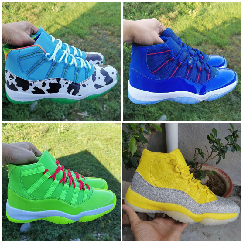 

11 11s Jumpman Outdoor basketball shoes SE metallic gold low white bred burgundy pinnacle grey Heiress Blue men women Sneakers