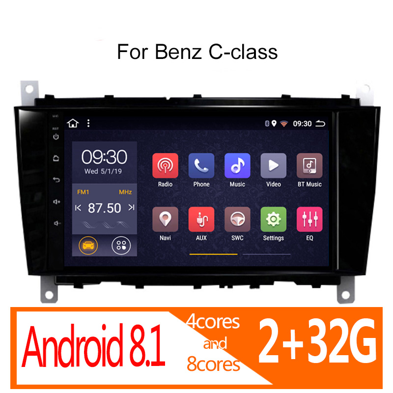 

autoradio android 2+32G for c-class clase C W203 2004 2005 2006 2007 CLC W467 2008 2009 2010 2011 car radio auto Navi coche car dvd