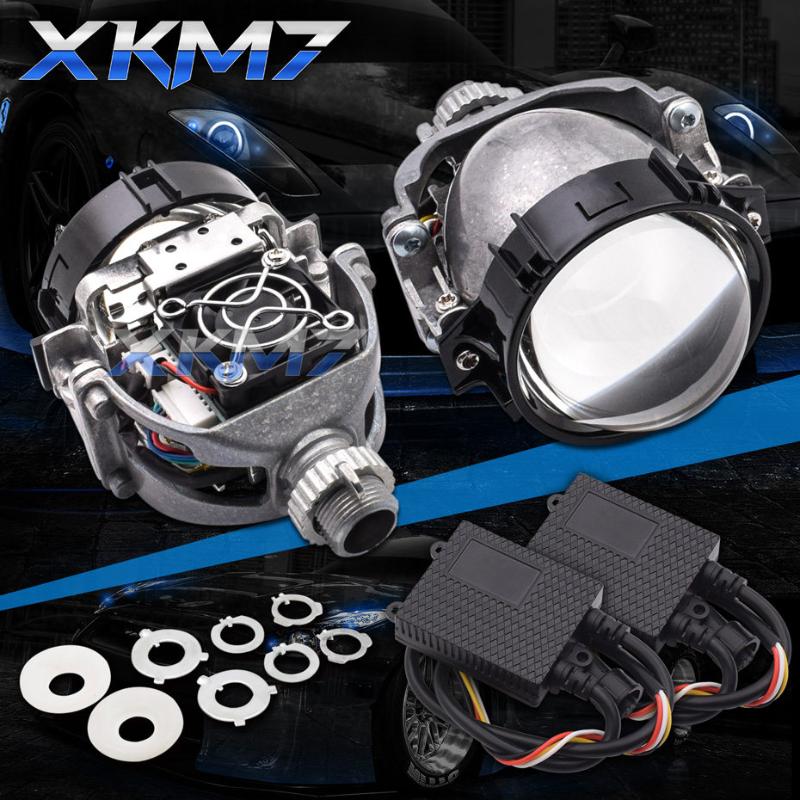 

Bi-led Lens H7 H4 H1 9005 9006 9007 H13 LED Projector Headlight Angel Eyes Lenses 3.0'' Car Lights Accessories Tuning DIY Style