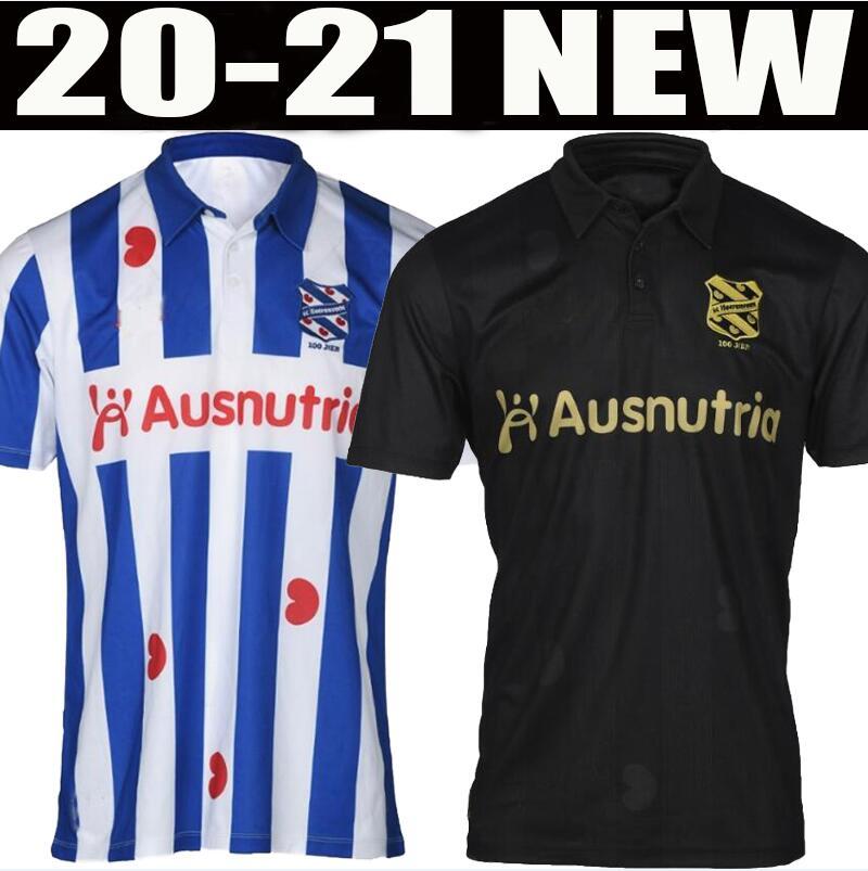 

SC Heerenveen 20-21 Anniversary soccer jersey 100th 2020 2021 Faik Veerman Kongolo Dresevic camisetas de fútbol 2020 2021 football shirts, Black