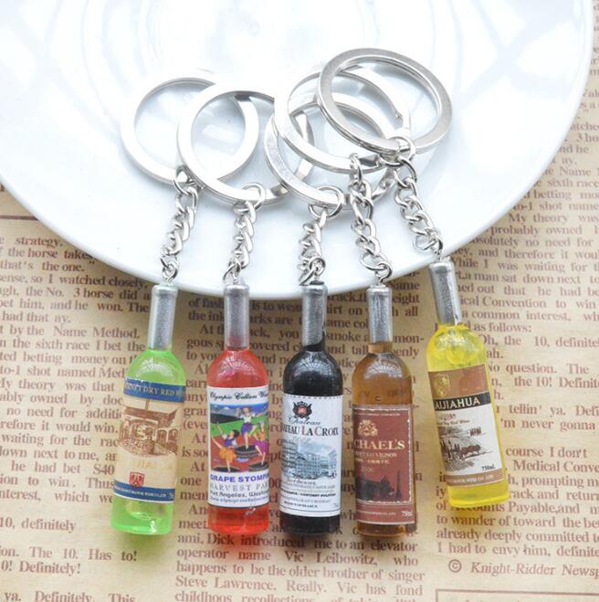 

100pcs Beer Wine Bottle Cell Phone Straps Keychain Key Ring Phone Pendant Charm Cords DIY Lariat Lanyard MP3 MP4 U flash disk Xmas Gift