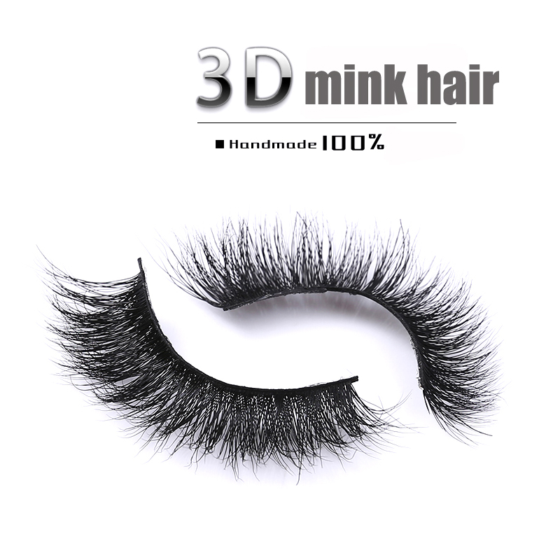 

New Fake Eyelashes 100% Mink Faux 3d Lashes Fluffy Wispy False Eyelashes Extension Classic Natural Look Supply Russian Lashes