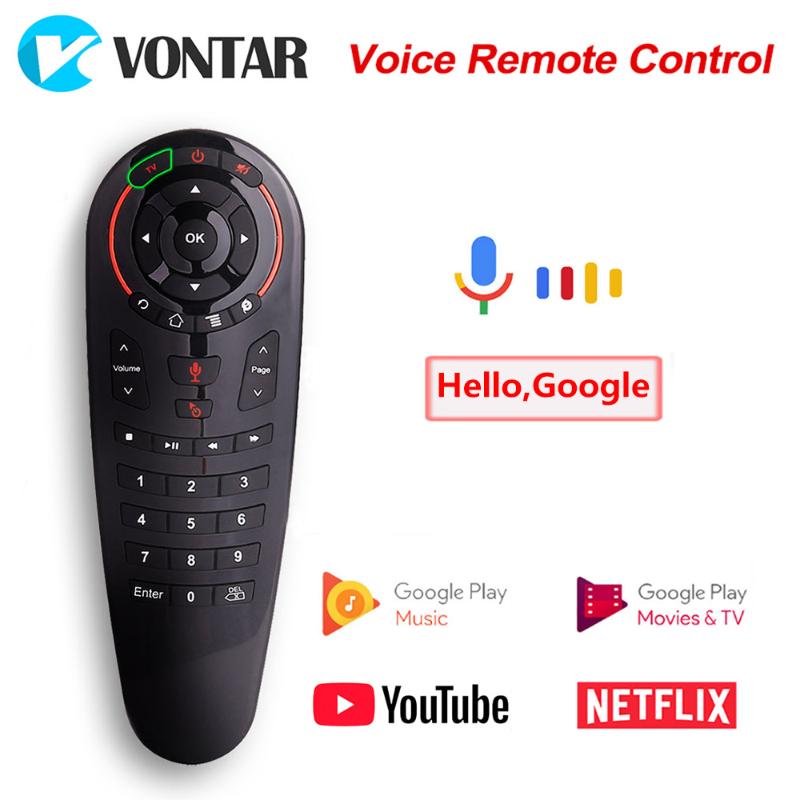

G30 Voice Remote Control 2.4G Wireless Air Mouse G20S/G10 33 Keys IR learning Gyro Sensing Remote for Android TV BOX/Mini Pc