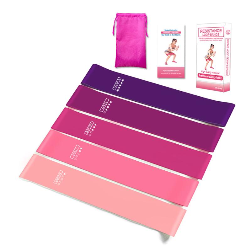 

New Fitness Elastic Bands Exercise Gym Resistance Rubber Bands Pilates Sport Training Fitness Gum Crossfit Workout Equipment