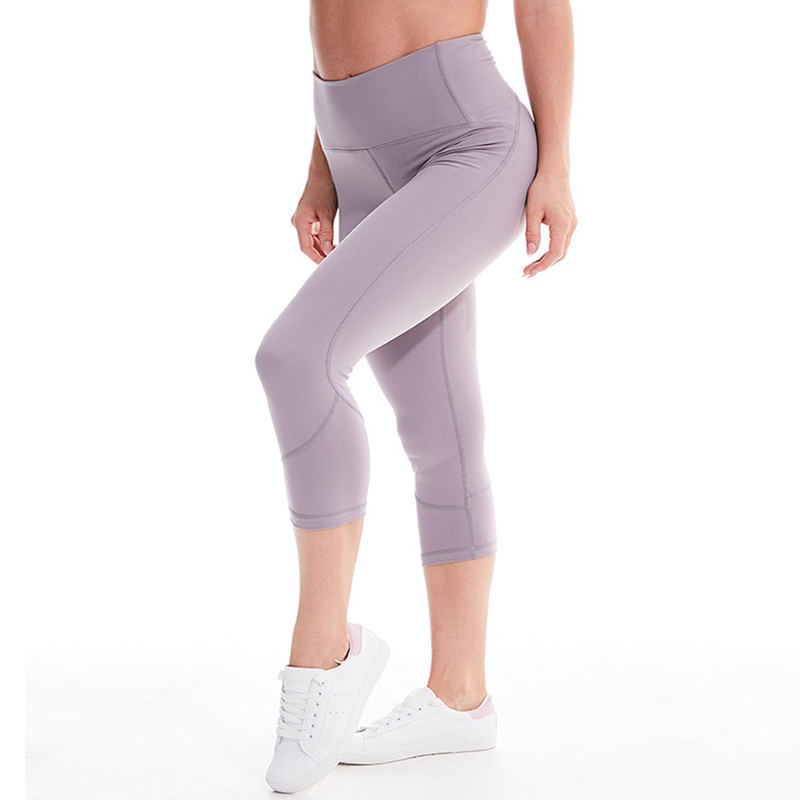 

Sexy Yoga Push Up Leggings Pants 2020 Summer Nylon Solid Gym Tights Sport High Waist Fitness Women Running Sport Pants Female, Gray