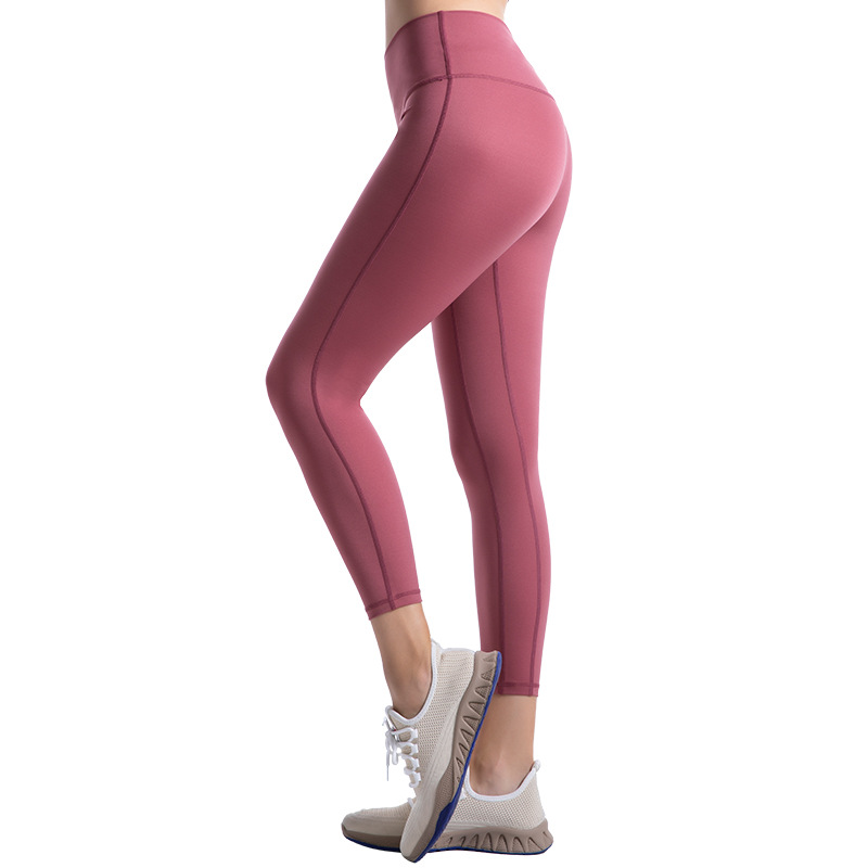 

Soft Naked-Feel Women Sport Yoga Pants Double-sided brushed fitness pants High Waist Gym Jogging Fitness Athletic Legging, Black