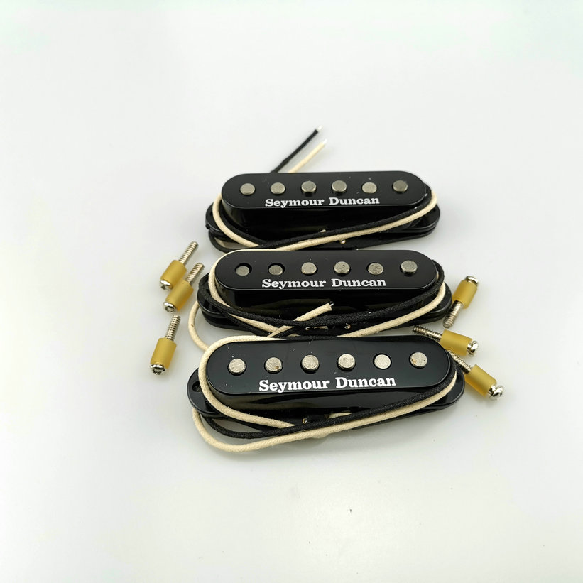 Guitar Pickups SSL1 Alnico5 Single coil Pickup Vintage Staggered for guitar Black Set-image-588065547