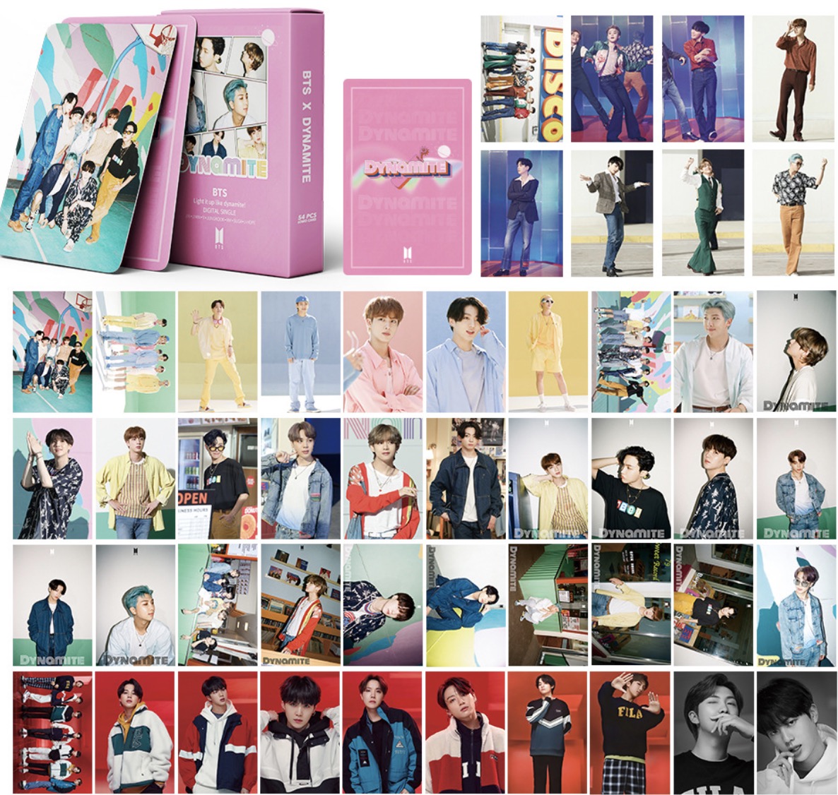 

10boxes/lot bts dynamite lomo card free shipping