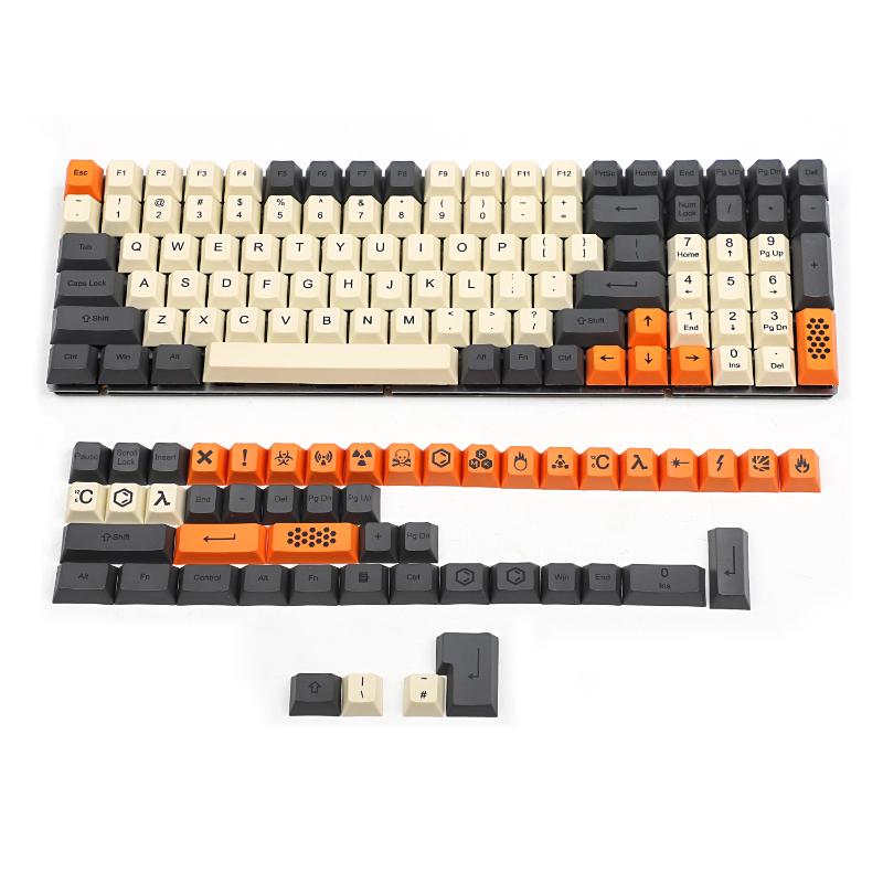 

Cherry Profile Dye Sub Carbon PBT Full Keyset For MX Mechanical Keyboard Filco Ducky 104 TKL KBD75 Kira96 YMD96 GK64 Tada68 SP84