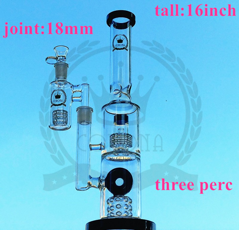 

Big Glass Bongs Hookah Beaker Bong Thick Wall Super Heavy Water Pipes With Glass Bowl OR Quartz banger