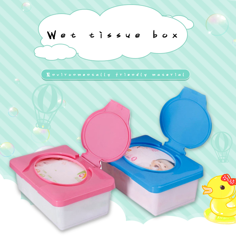 

Table Napkin Wipes Box Plastic Wet Tissue Storage Travel Portable Holder Paper Towel Home -Up