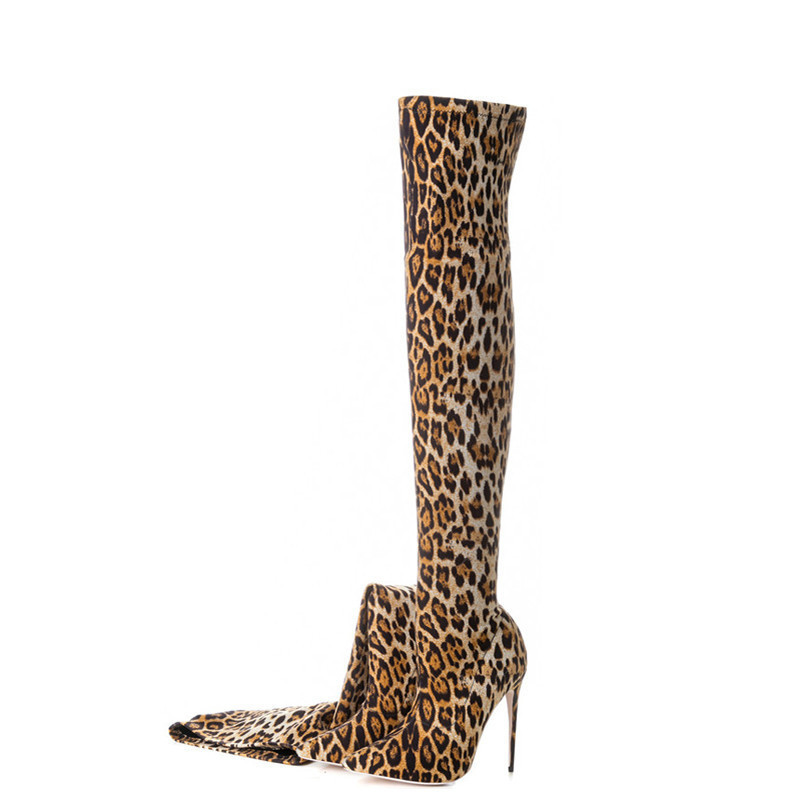 

2020 Wine Red Leather Heel Knee Boots Woman Best Design Large Size Knight Long Boots Ladies Thick Heel Banquet Shoes Dropship, Brown