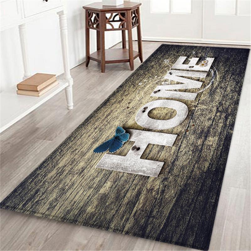

60X180 CM Carpet Hallway Doormat Anti - Slip Carpet Absorb Water Kitchen Mat Absorption Alfombra Printed Sofa Floor Yoga Mat