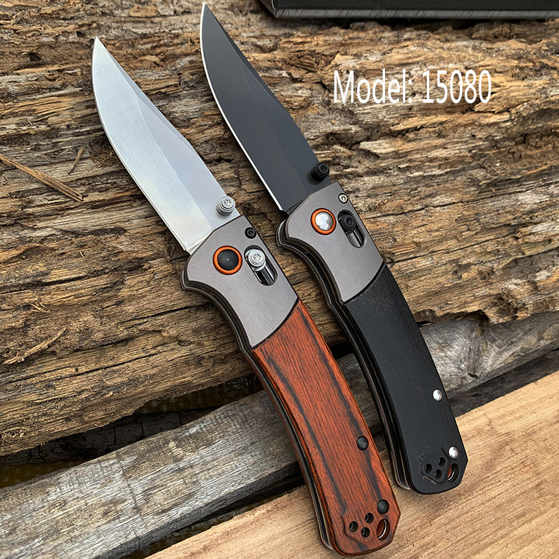 

Hot sale BM 15080-2 curved river fold 4.00" S30V pointed blade, with aluminum dymondwood handle BM 10580 butterfly 940943 knife