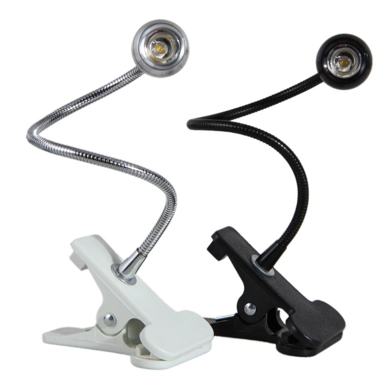 

USB Flexible Reading LED Light Clip-on Beside Bed Table Desk Lamp Book