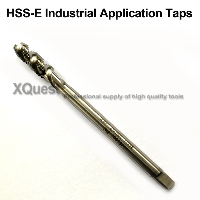 

XQuest HSSE Metric Extra Long Shank Spiral Flute Tap M2 M2.5 M2.6 M3 M3.5 M4 M5 M6 M8 M10 M12 machine extended handle Taps 100MM