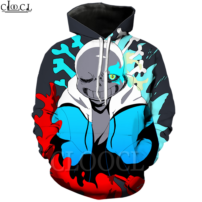 

CLOOCL Newest Games Undertale Sans Hoodie 3D Print Funny Hooded Coat Sweatshirt Men Clothing Long Sleeve Unisex Couples Pullovers, Hoodie 1