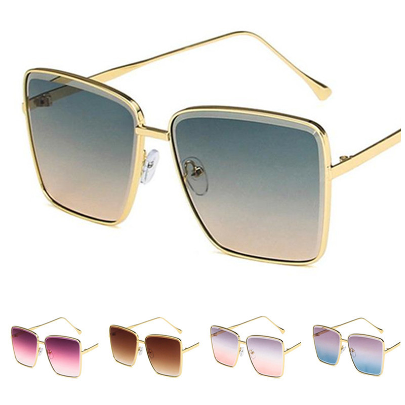 

Women & Men Sunglasses Retro Sun Glasses Alloy Frame Eyeglasses Anti-UV Spectacles Square Eyewear Adumbral A++, White;black