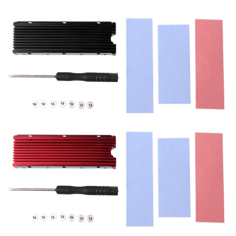 

NEW Dustproof NVME NGFF M.2 Heatsink Heat Dissipation Radiator Cooling Metal Sheet Thermal Pad For M.2 NGFF 2280 PCI-E NVME SSD