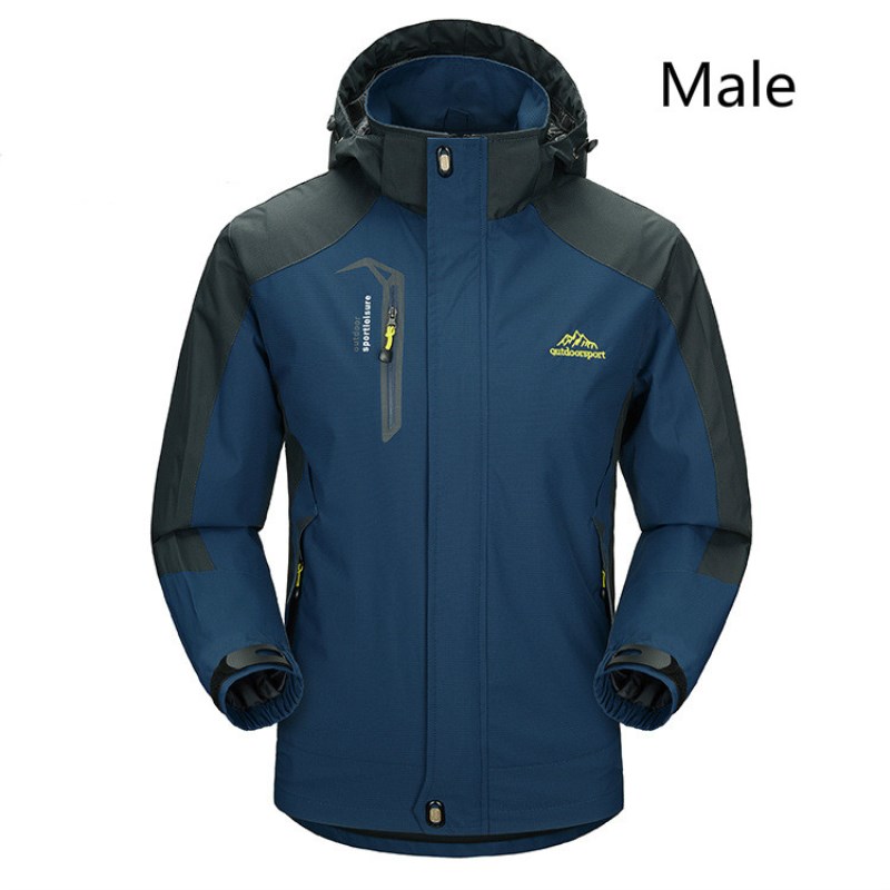 

2020 New Spring Autumn Men Women Softshell Hiking Jackets Outdoor Camping Climbing Coat For Waterproof Windproof, One