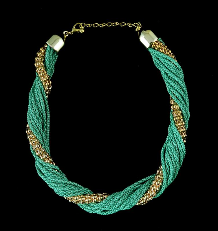 

New European Vintage Style Fashion Multilay Snake Chains Tassel Link Choker Necklace Statement For Women Bijoux Jewelry