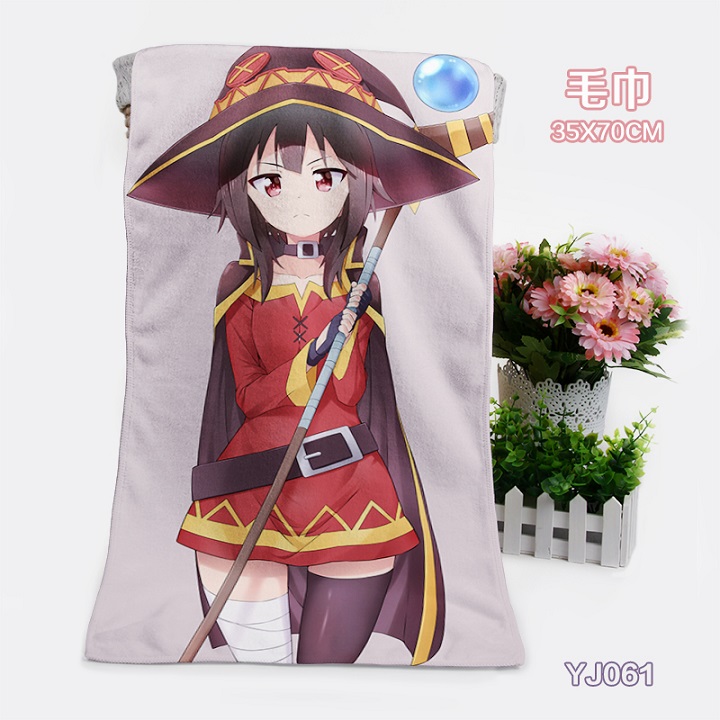 

Towel IVYYE 1PCS Subarashii Girl Fashion Customized Anime Bath Towels Handkerchief Soft Face Cartoon Washcloth Unisex