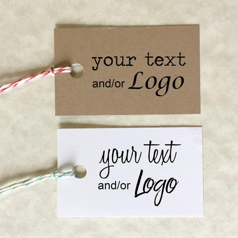 

Custom Kraft or White Tags Products Tags Price Gifts Weddings Business LogoTags
