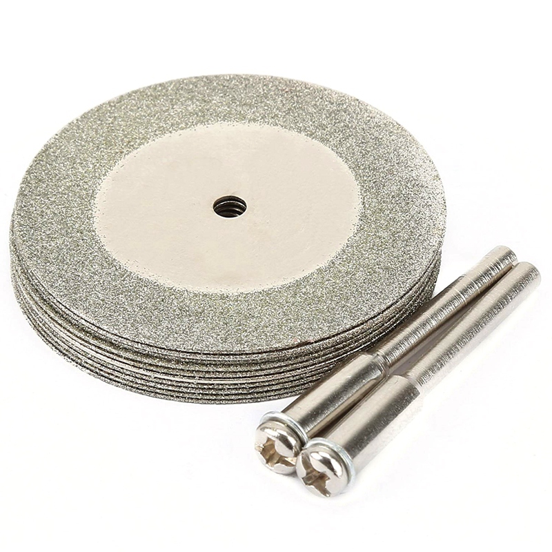 

40Mm Diamond Cutting Wheel Cut Off Discs Coated Rotary Tools With 2Pack Mandrel Rotary Tool For Drill Dreme