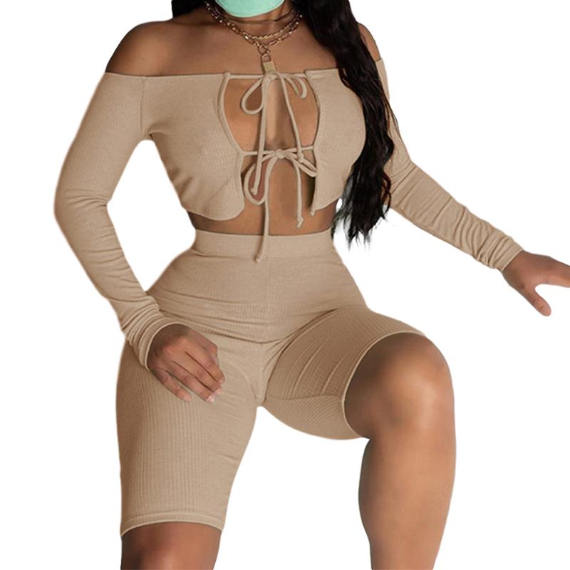 

Fashion Summer Women Running Shorts Solid Color Bottoms Skinny High Waist Womens Shorts Casual Short Trousers Pantalon Femme, As photo shows