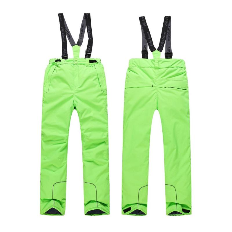 

Children Kids Winter Warm Outdoor Waterproof Ski Pants Bibs Snow Trousers dropshipping