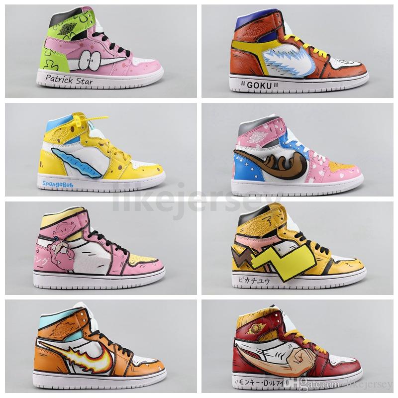 

New Designer 1 High Basketball Shoes 1s Legacy 312 NRG Comic Characters Mens Trainers Women Sport Sneakers Size 36-45, #5