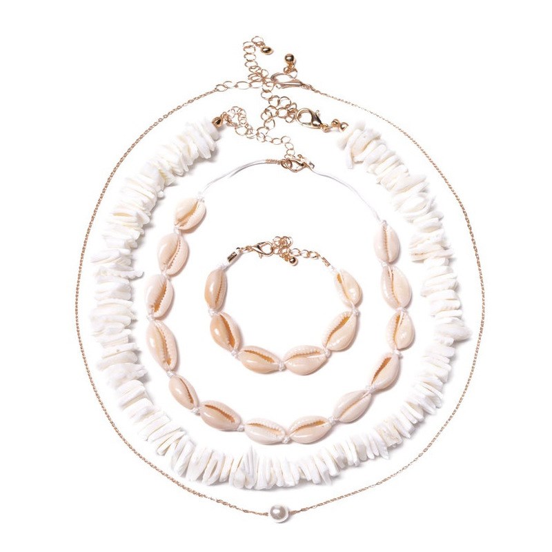 

collares de moda 2020 bizuteria damska aesthetic shell bracelets pendant best friend dainty necklace piedras para bisuteria, As pic