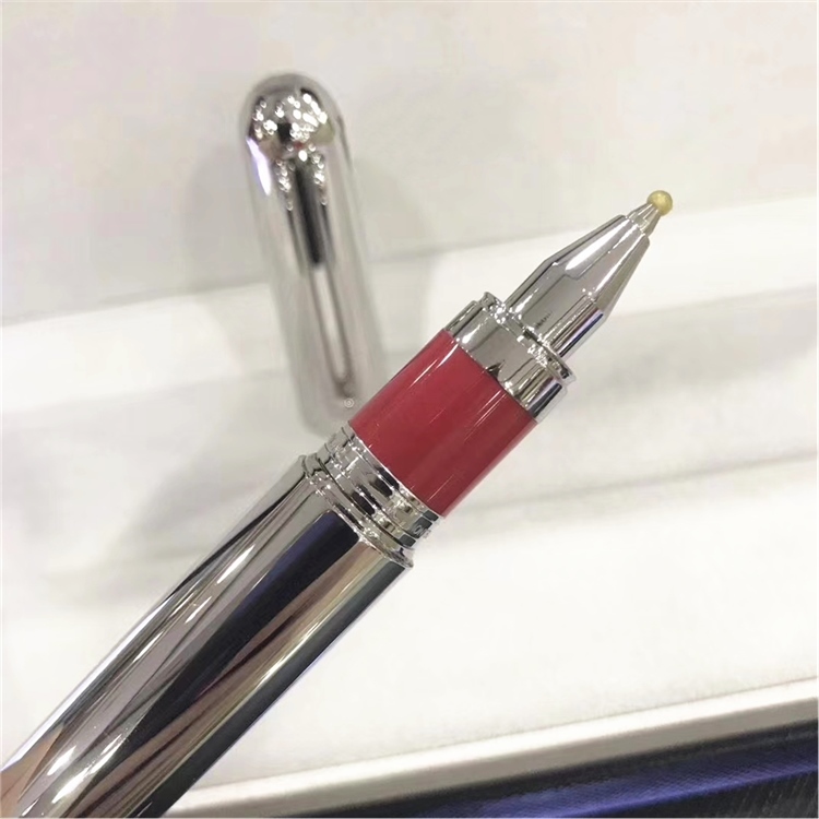 

Sell-Classic Series various High quality all steel Fountain Pen/ballpoint pen Magnetic closure cap gift pen, Blue;orange